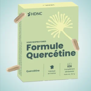 Formule Allergies combine Quercétine (antihistaminique), MSM et Œufs de caille. Elle renforce la résistance aux allergies alimentaires et respiratoires.