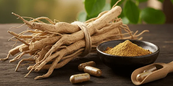 racine ashwagandha withania somnifera plante adaptogene