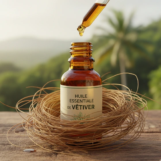 Huile essentielle de vetiver bio bienfaits